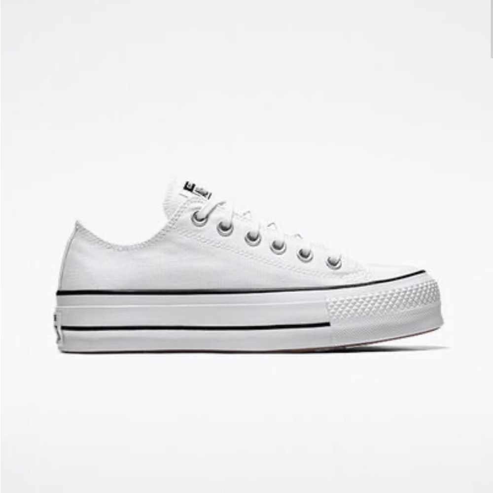 White Platform Converse Low Tops!